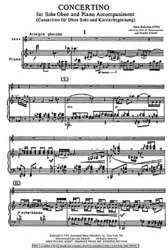 Cover Concertino for oboe and piano