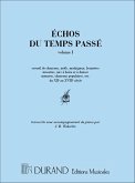 Echos du temps passé vol 1 pour chant et piano