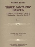 Joaquín Turina, 3 Fantastic Dances, Op. 22 Concert Band Partitur + Stimmen