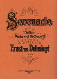 Cover Serenade C-Dur op.10 für Streichtrio