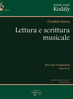 Cover Erzsébet Szönyi_Zoltán Kodály, Metodo Corale Kodály: Lettura e Scrittu Choral Buch