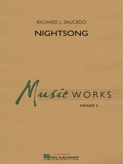 Richard L. Saucedo, Nightsong Concert Band/Harmonie Partitur + Stimmen