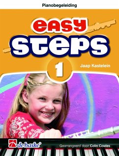 Cover Jaap Kastelein_Klaas de Jong Easy Steps 1 - pianobegeleiding fluit Piano Accompaniment Buch