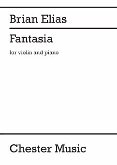 Cover Brian Elias, Fantasia Violine und Klavier Buch