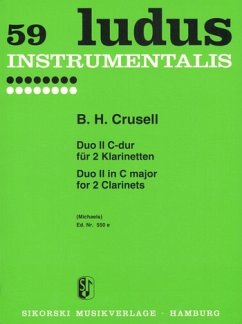 Cover Duo C-Dur Nr.2 für 2 Klarinetten Spielpartitur