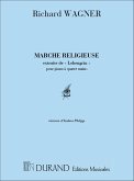 R. Wagner Marche Religieuse 4 Ms (Lohengrin) Piano 4 hands