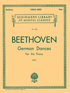 Cover Ludwig van Beethoven, German Dances Klavier Buch