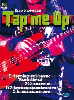 Cover Dino Fiorenza, Tap Me Up Bass Guitar Buch + CD