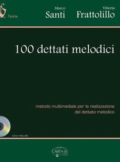 Cover Marco Santi_Vittoria Frattolillo, 100 Dettati Melodici Alle Instrumente Buch + CD