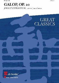 Cover Johann Strauss Sr. Galop Op. 20 Brass Band Partitur