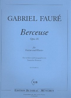 Berceuse op.16 für Violine und Klavier Partitur und Stimme