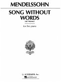 Felix Mendelssohn Bartholdy, Song Without Words Klavier Buch