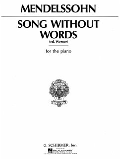 Felix Mendelssohn Bartholdy, Song Without Words Klavier Buch