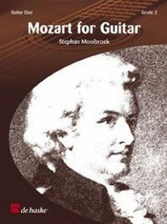 Cover MOZART FOR GUITAR 12 GUITAR DUETS MOOIBROEK, STEPHAN, ARR. (GRADE 2)