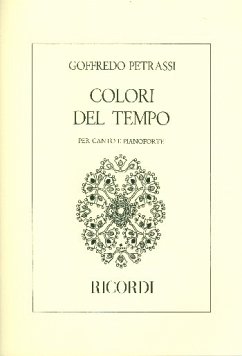 Cover Colori del tempo per canto e pianoforte