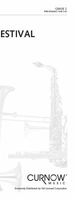 Cover James Curnow, Brookside Festival Concert Band Partitur