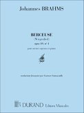 Brahms Berceuse Mezzo-Piano Vocal and Piano