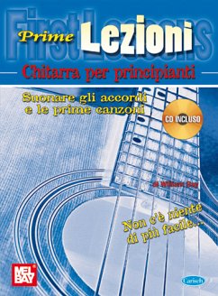 Cover William Bay, Prime Lezioni - Chitarra Gitarre Buch + CD