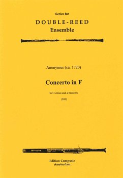 Concerto F Major for 4 oboes and 2 bassoons score and parts