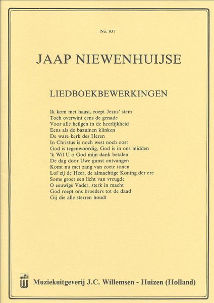 Liedboekbewerkingen Liedboekbewerkingen