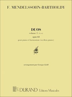 9 Duos op.63 vol.1 (nos.1-6) pour piano et harmonium (2 pianos) parties