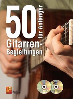 Bruno Tischler, 50 Gitarren-Begleitungen für Anfänger Gitarre Buch + CD + CD-ROM