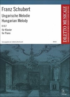 Cover Ungarische Melodie h-Moll D817 für Klavier