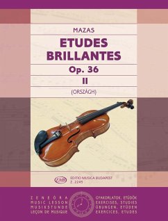 Cover Etüden op.36 Band 2 Etudes birlliantes für Violine