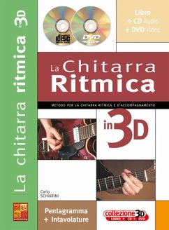 Cover Carlo Schiarini, La Chitarra Ritmica in 3D Gitarre Buch + CD + CD-ROM