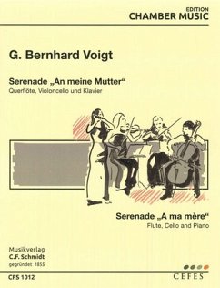 Cover Serenade An meine Mutter für Flöte, Violoncello und Klavier Stimmen