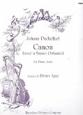 Canon over a basso ostinato for piano solo Canon over a basso ostinato for piano solo