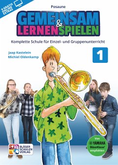 Cover Gemeinsam lernen & spielen Band 1 (+Online Audio) für Bläserklasse (Blasorchester) Posaune
