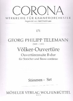 Völker-Ouvertüre TWV55:B5 Streichorchester und Basso continuo Streicherstimmensatz