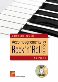 Cover Frederic Dautigny, Acc & Solos Rock Roll Klavier Buch + CD