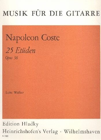 25 Etüden op.38 für Gitarre