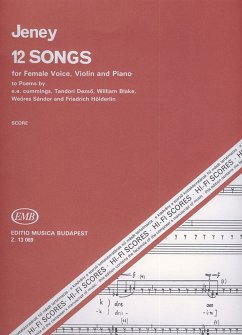Cover 12 SONGS FOR FEMALE VOICE, VIOLIN AND PIANO SCORE (EN)