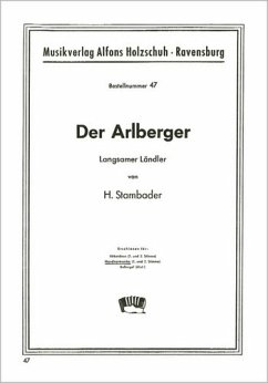 Cover DER ARLBERGER LAENDLER FUER DIAT. HANDHARMONIKA (MIT 2. STIMME)