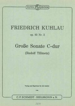 Cover Große Sonate C-Dur op. 83,2 für Flöte und Klavier