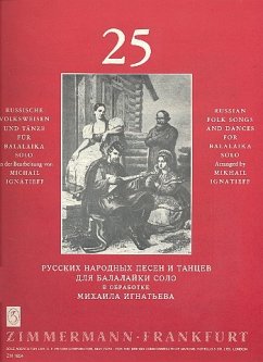 Cover 25 russische Volksweisen für Balalaika solo