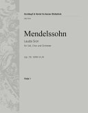 Lauda Sion op.73 für Soli, gem Chor und Orchester Viola