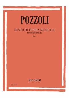 Cover E. Pozzoli Sunto Di Teoria Musicale In Forma Dialogata Opere Teoriche