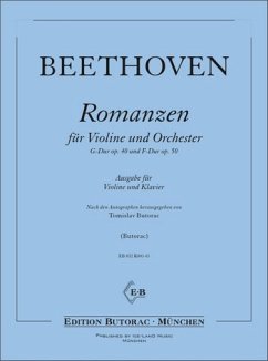 2 Romanzen G-Dur op.40 und F-Dur op.50 für Violine und Klavier