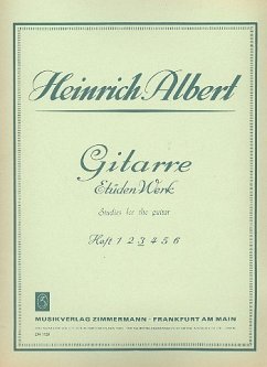 Cover Gitarre-Etüden-Werk Band 3 Mittelstufe