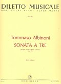 Sonata ŕ tre a-Moll op.1,6 für 2 Violinen und Bc Partitur und 3 Stimmen