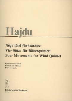 Hajdu Mihály Four Movements for wind quintet Wind Quintets