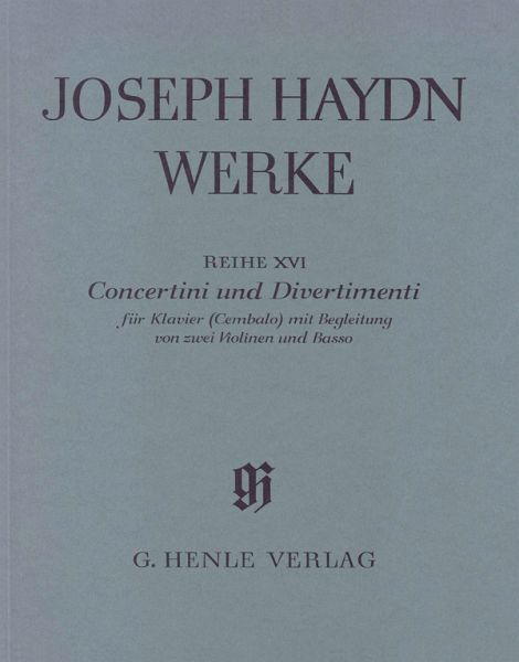 Concertini und Divertimenti für Klavier (Cembalo), 2 Violinen und Basso Concertini und Divertimenti für Klavier (Cembalo), 2 Violinen und Basso