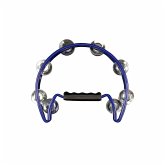 8' Blue Cut-Away Plastic Tambourine