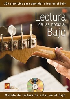 Cover Jaime Mercadal, Lectura de las notas al bajo Bass Guitar Buch + CD