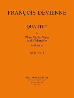 Cover Quartet G major op.11,1 for flute and string trio