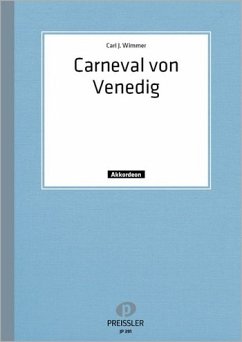 Cover Carneval von Venedig Leichte Variationen für Akkordeon Verlagskopie